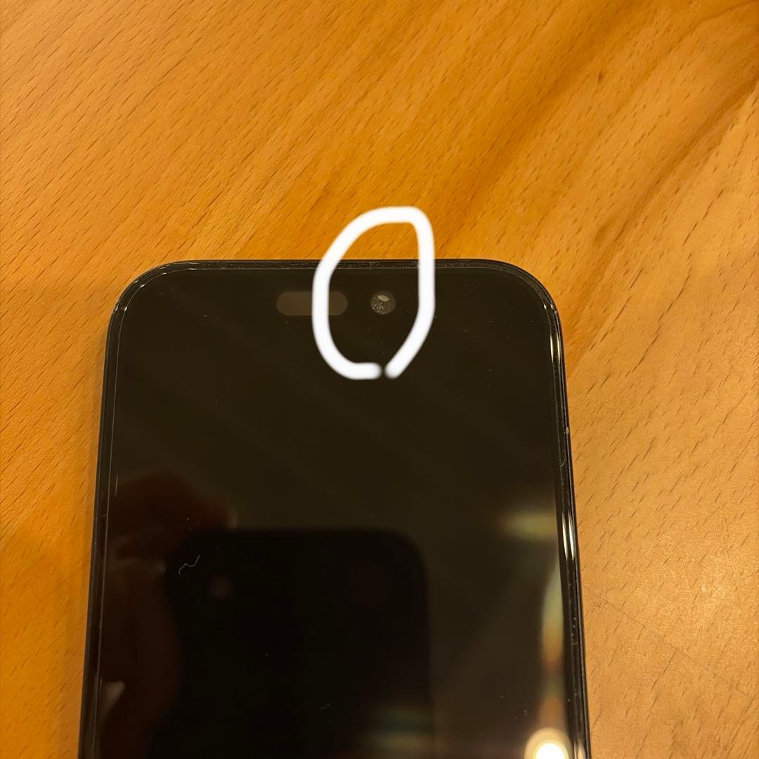 iPhone15 256G インカメラに傷ありSIMフリー