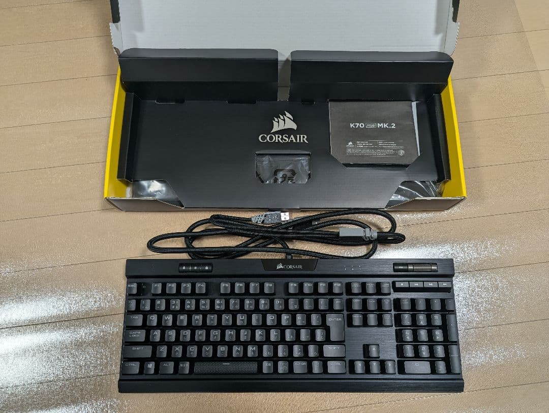 Corsair K70 RGB MK.2 RAPIDFIRE 日本語 ほぼ新品