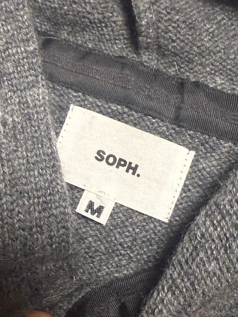 N*k様 SOPH Oranje カシミア　ニット　パーカー　グレー　カシミヤ