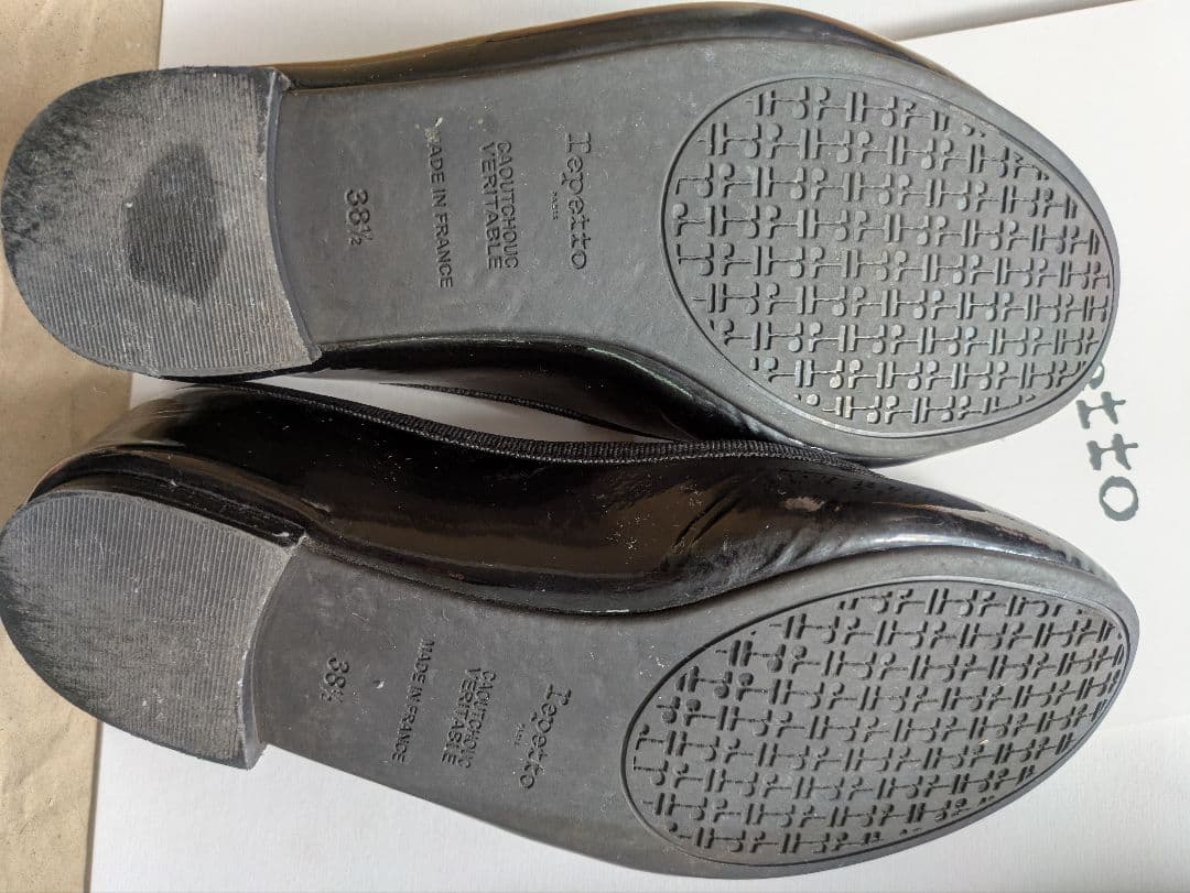 repetto ブラック フラットシューズ 38.5