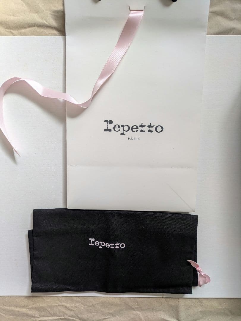 repetto ブラック フラットシューズ 38.5