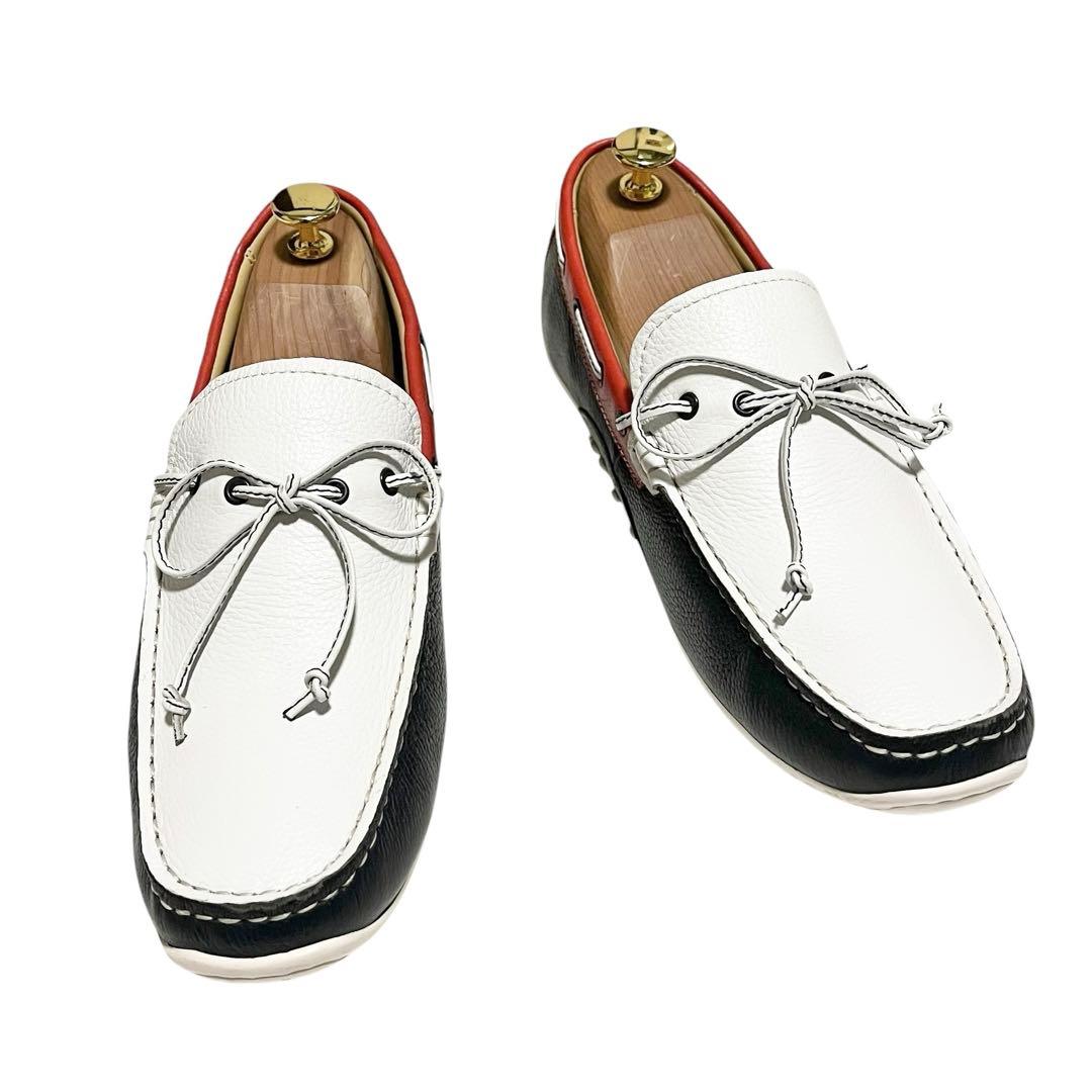 【ほぼ新品】◾️REGAL リーガル◾️デッキシューズ◾️954R◾️本革◾️トリコロール