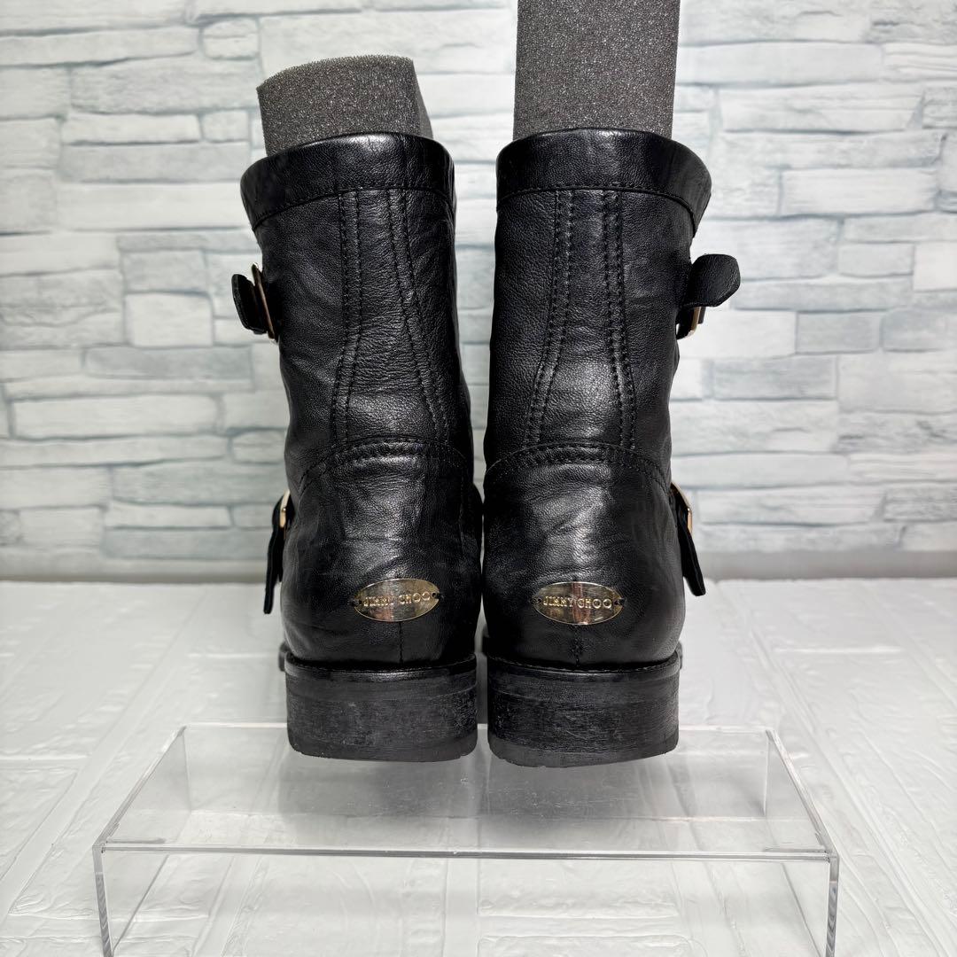 junjun様　JIMMY CHOO ジミーチュウ　エンジニアブーツ　バイカー