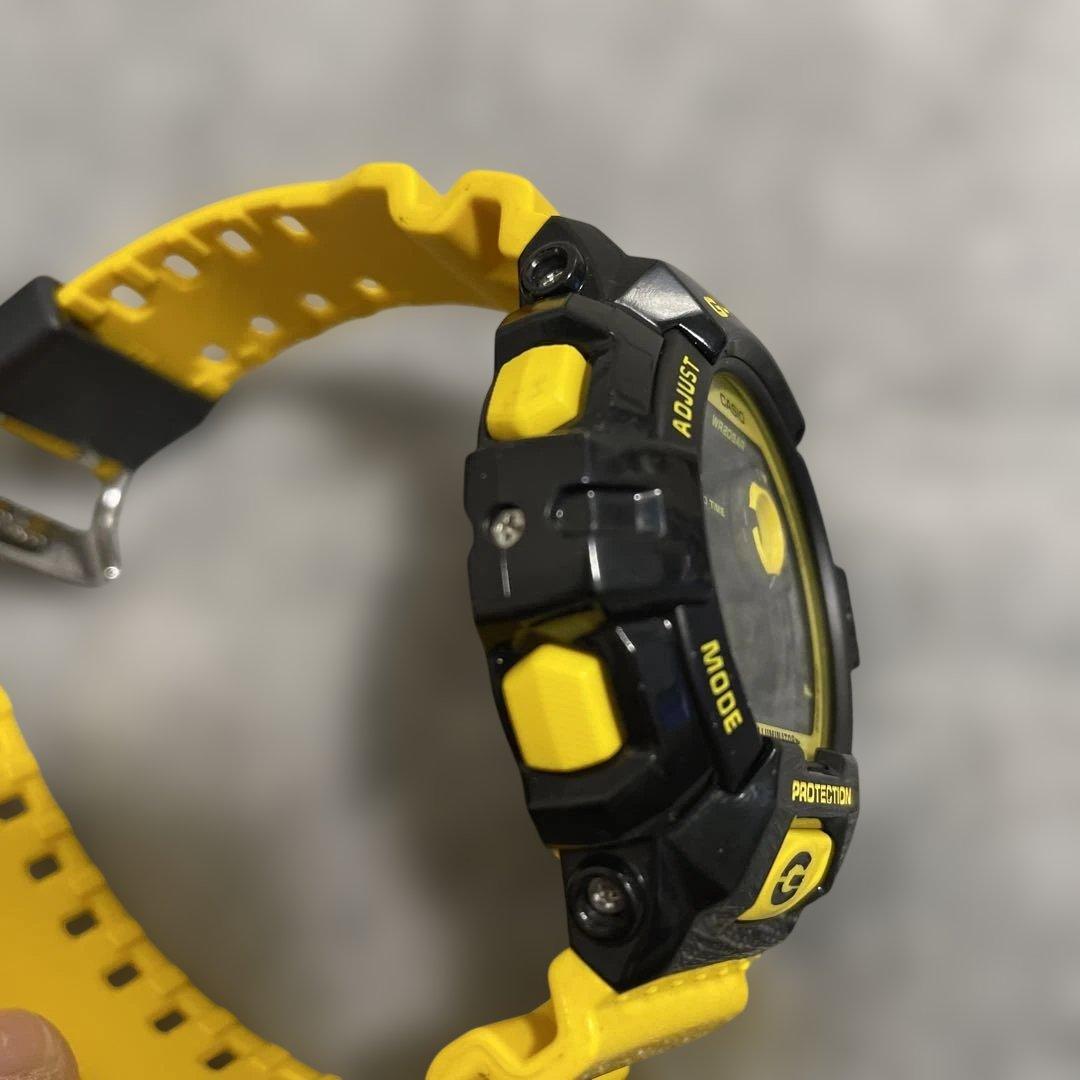 G-SHOCK WR20BAR ブラック/イエロー デジタル腕時計