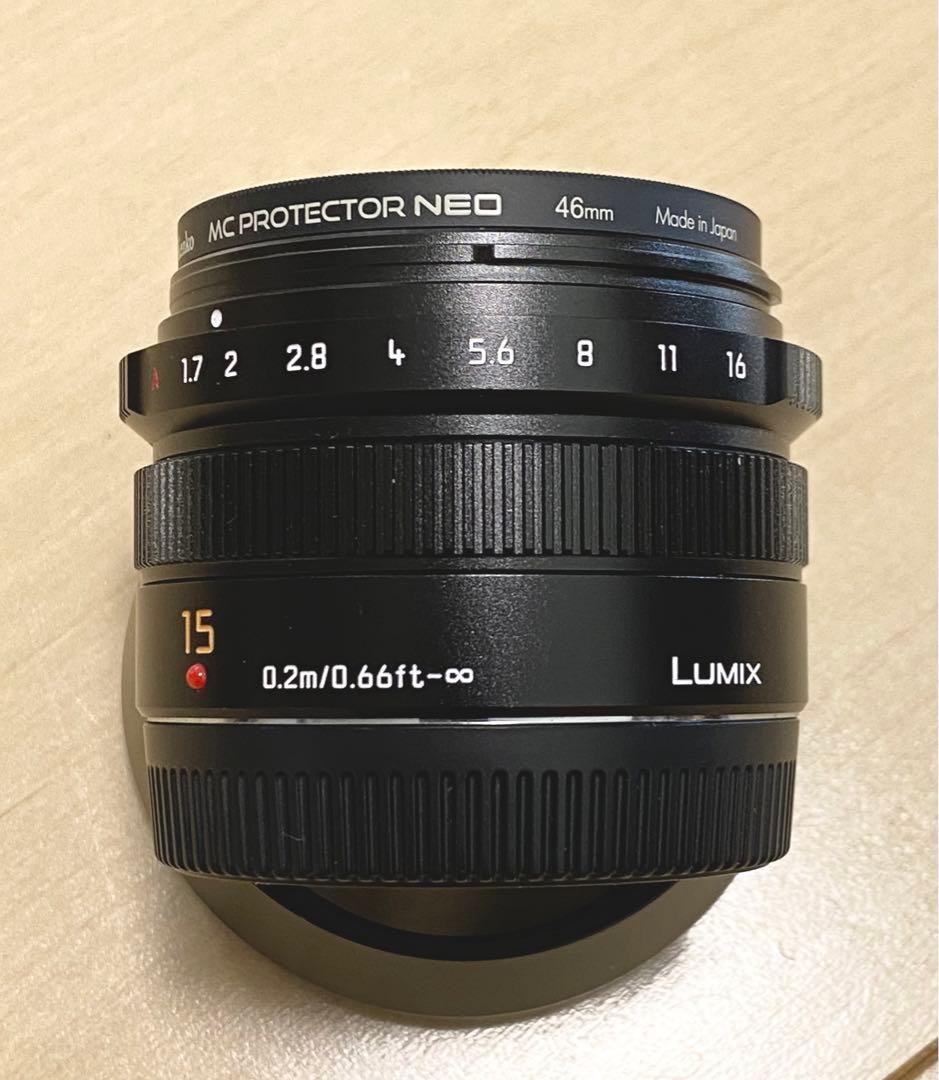 【Lumix】ライカ DG 15mm/F1.7 ASPH 単焦点レンズ