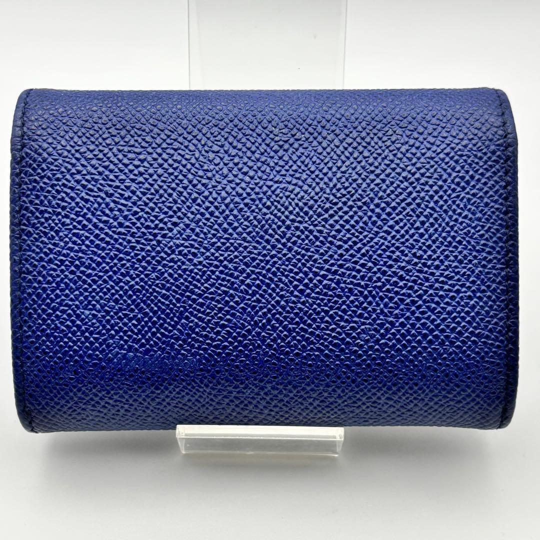 美品✨ブルガリ 名刺入れ カードケース ロゴクリップ ビーゼロワン ネイビー