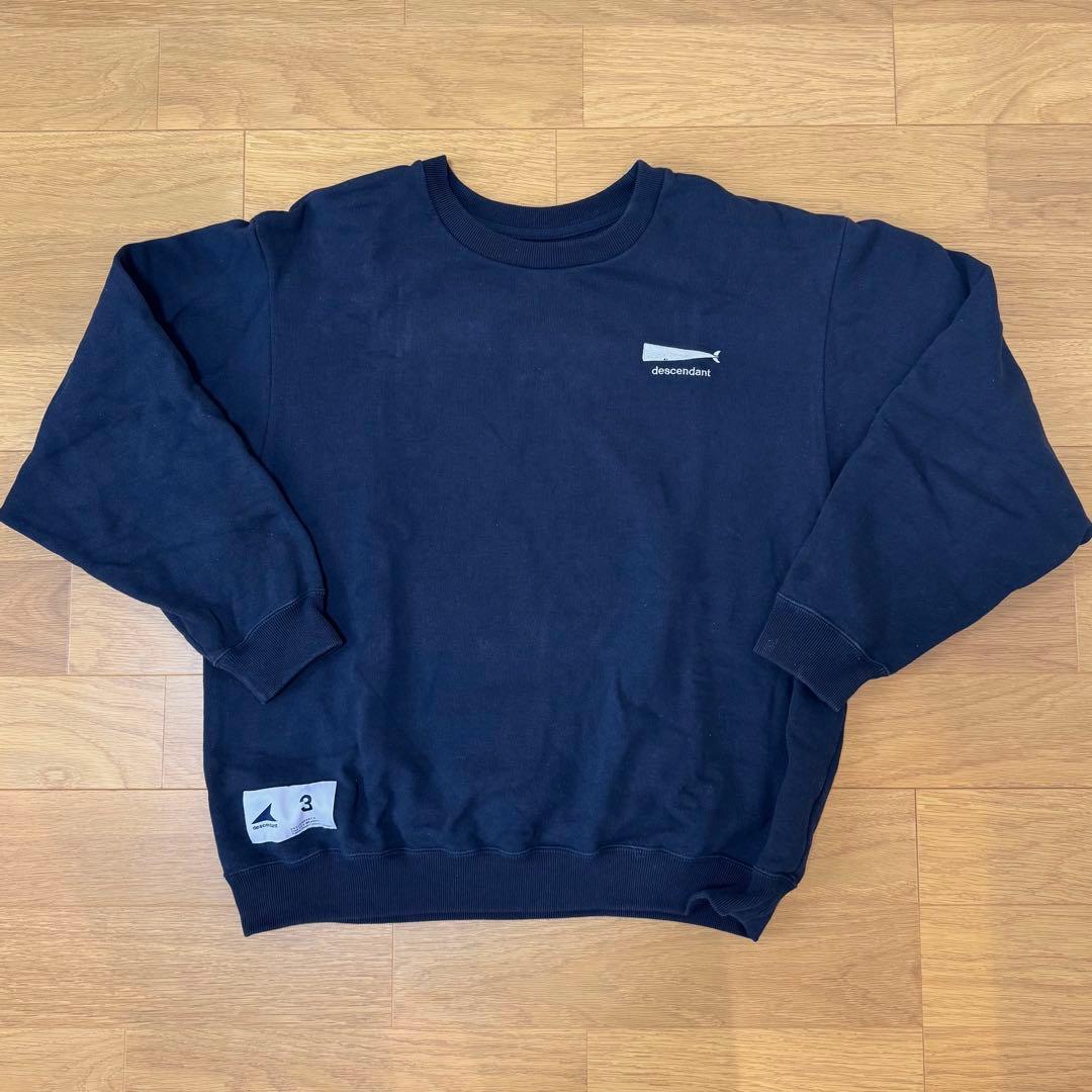 トップス DESCENDANT CACHALOT CREW NECK (NAVY)