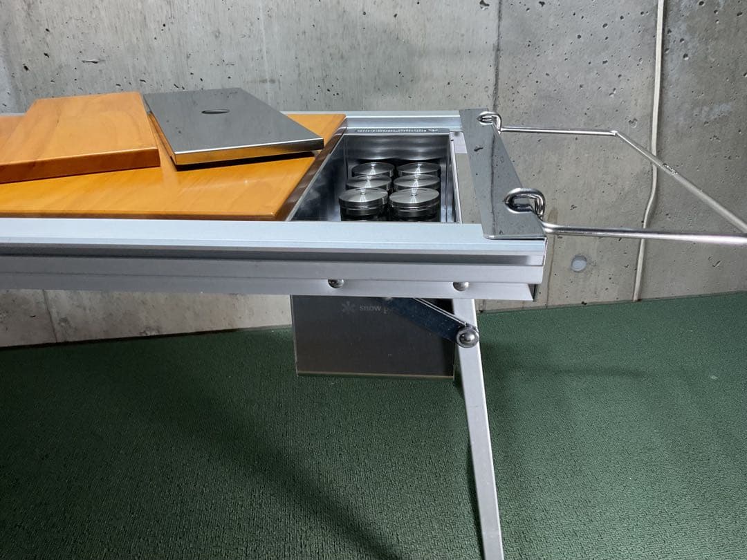 ステンボックスハーフユニット・ハンガー・スパイス入れ セット スノーピーク