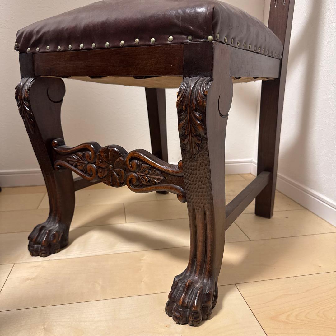 猫足アンティーク ダイニングチェア