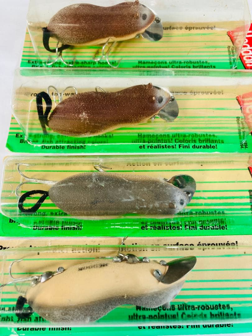 【レア】①新品未使用 ヘドン Heddon メドウマウス ４個セット
