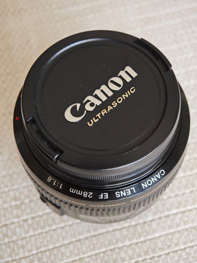 Canon EF28mm f1.8 USM ポーチ、プロテクター付属