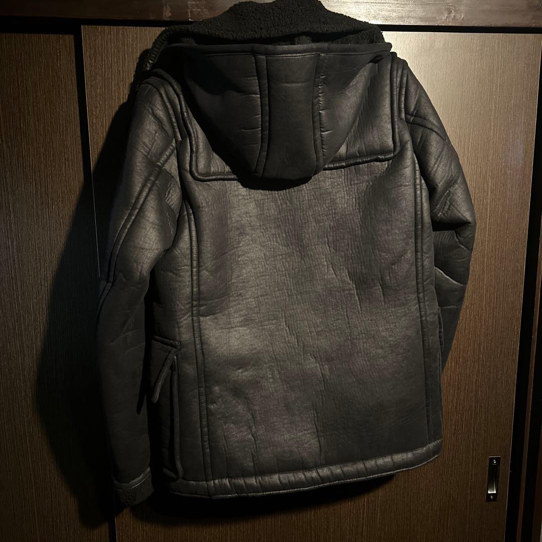 定価7万円✨CABAN de ZUCCa ムートンダッフルコート ブラック M