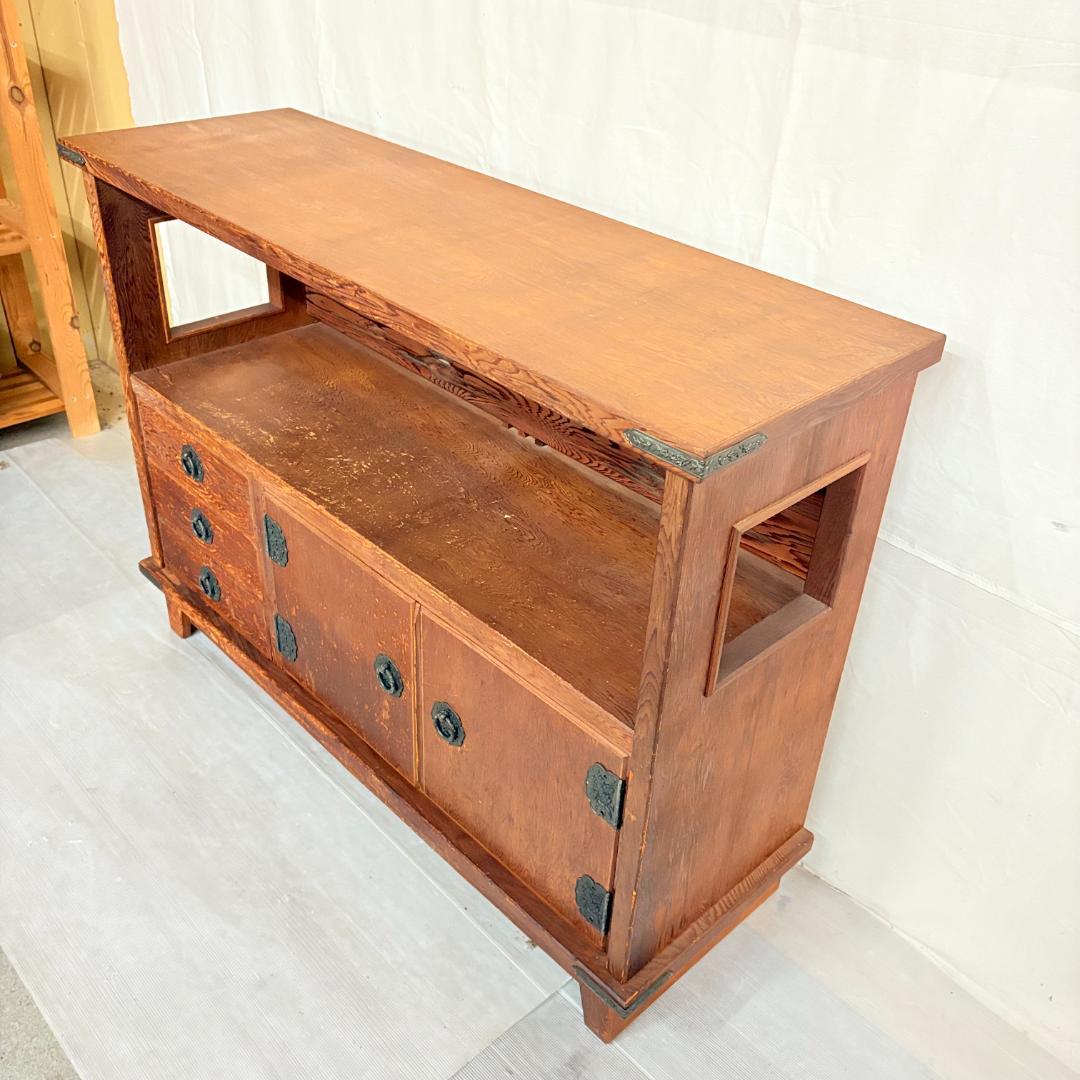 屋久杉 飾り棚 サイドボード うるし仕上げ