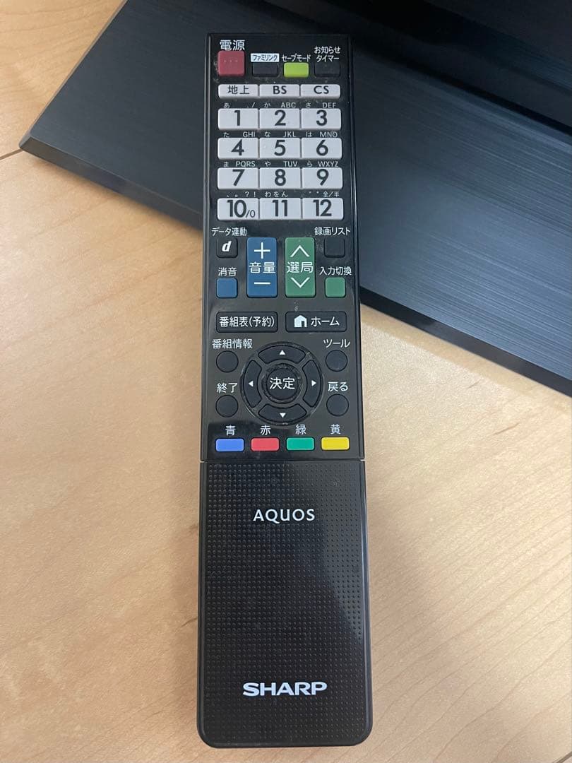 SHARP 液晶テレビ 本体 電源ケーブル付き