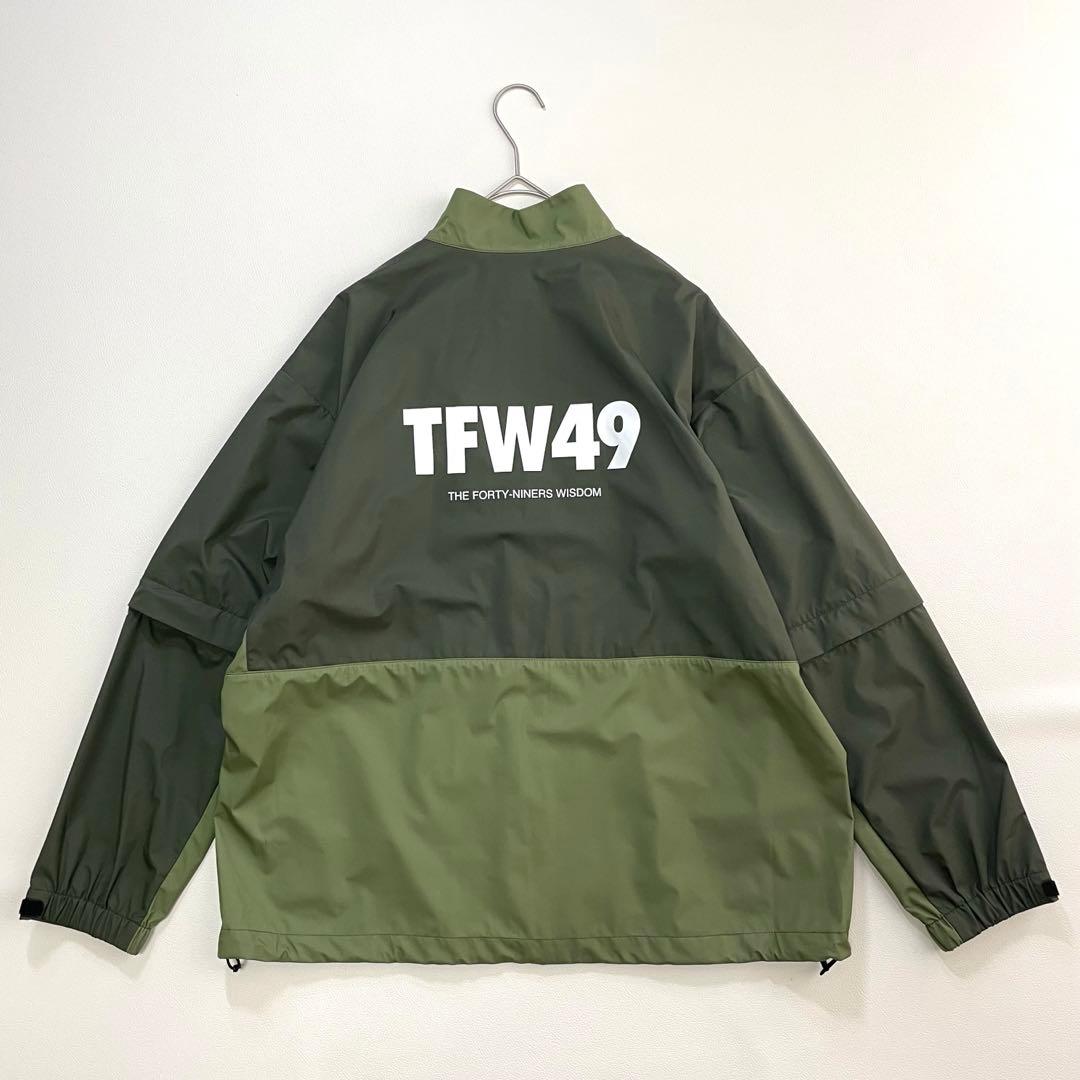 6487 TFW49 ジップアップジャケット　レインウェア　ナイロン