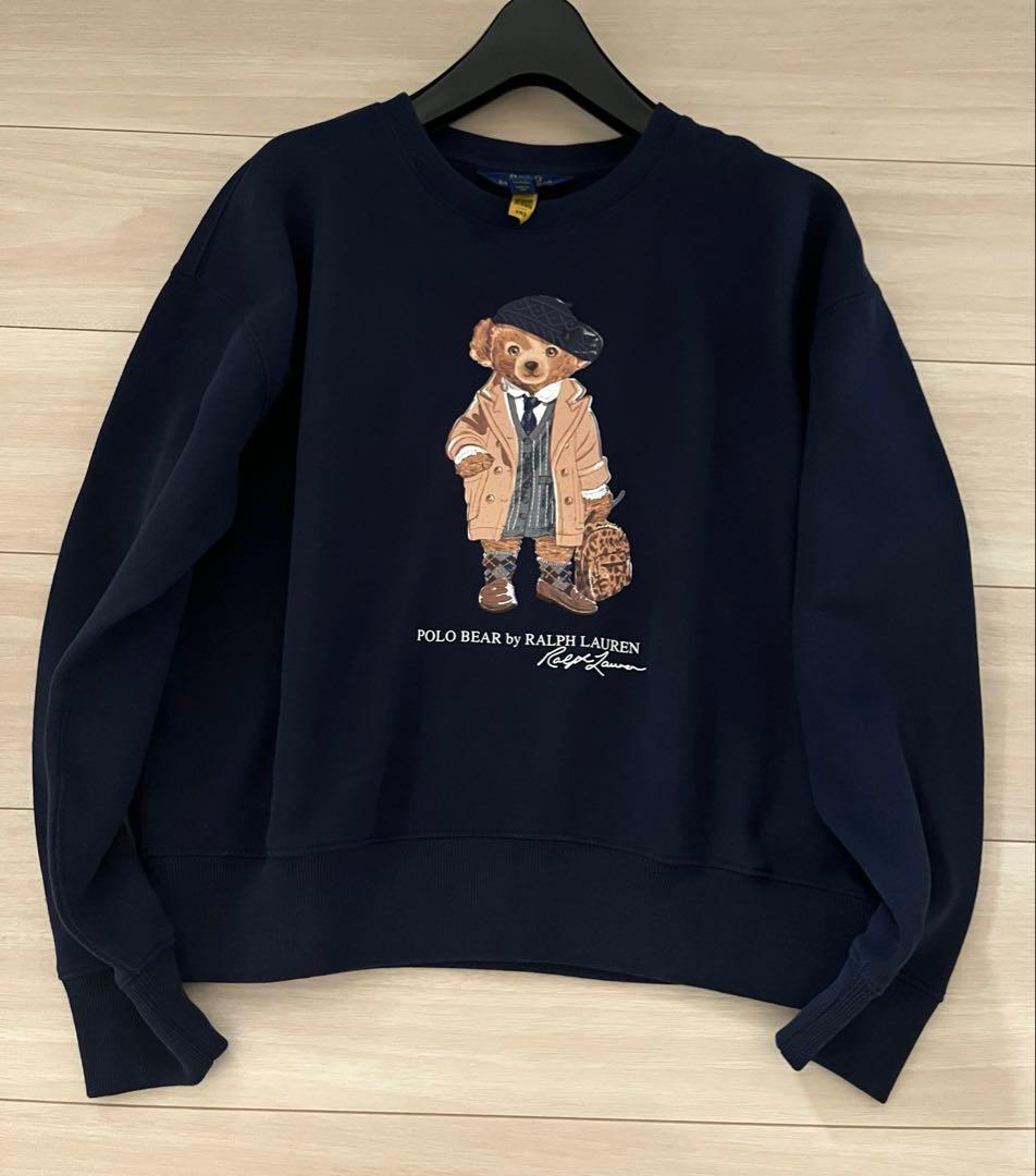 新作　レア　POLO RALPH LAUREN：ポロベアスウェット　トレーナー