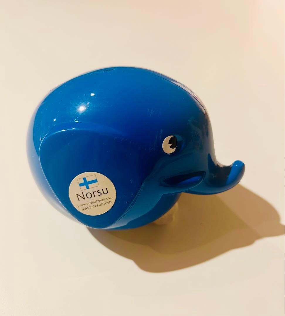 【廃盤】Norus エレファントバンク　貯金箱　4体セット