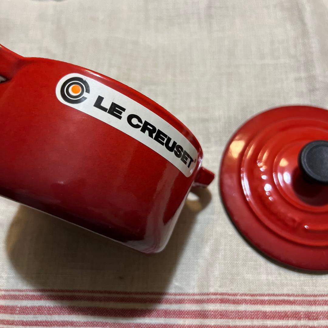 LE CREUSET レア物　新品　ル・クルーゼ　ミニ・ココット　鋳鉄　10cm