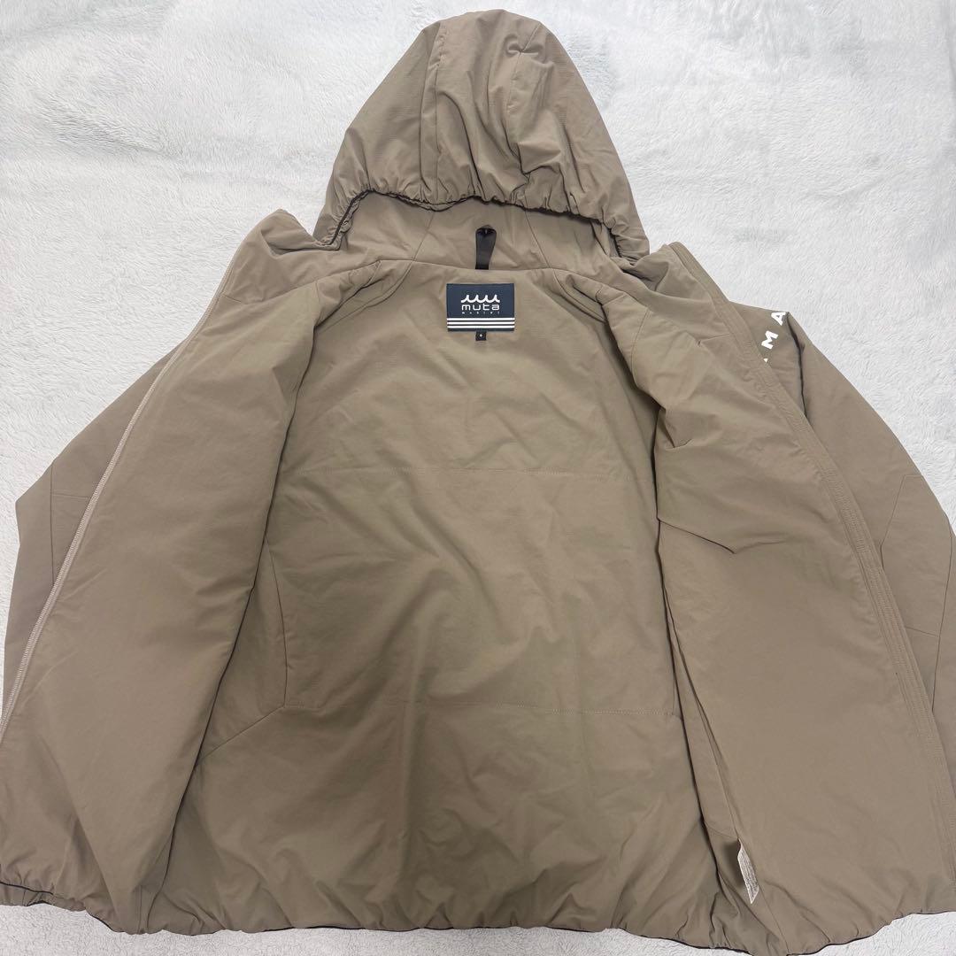 美品 L muta MARINE ムータマリン ジャケット フード ブルゾン