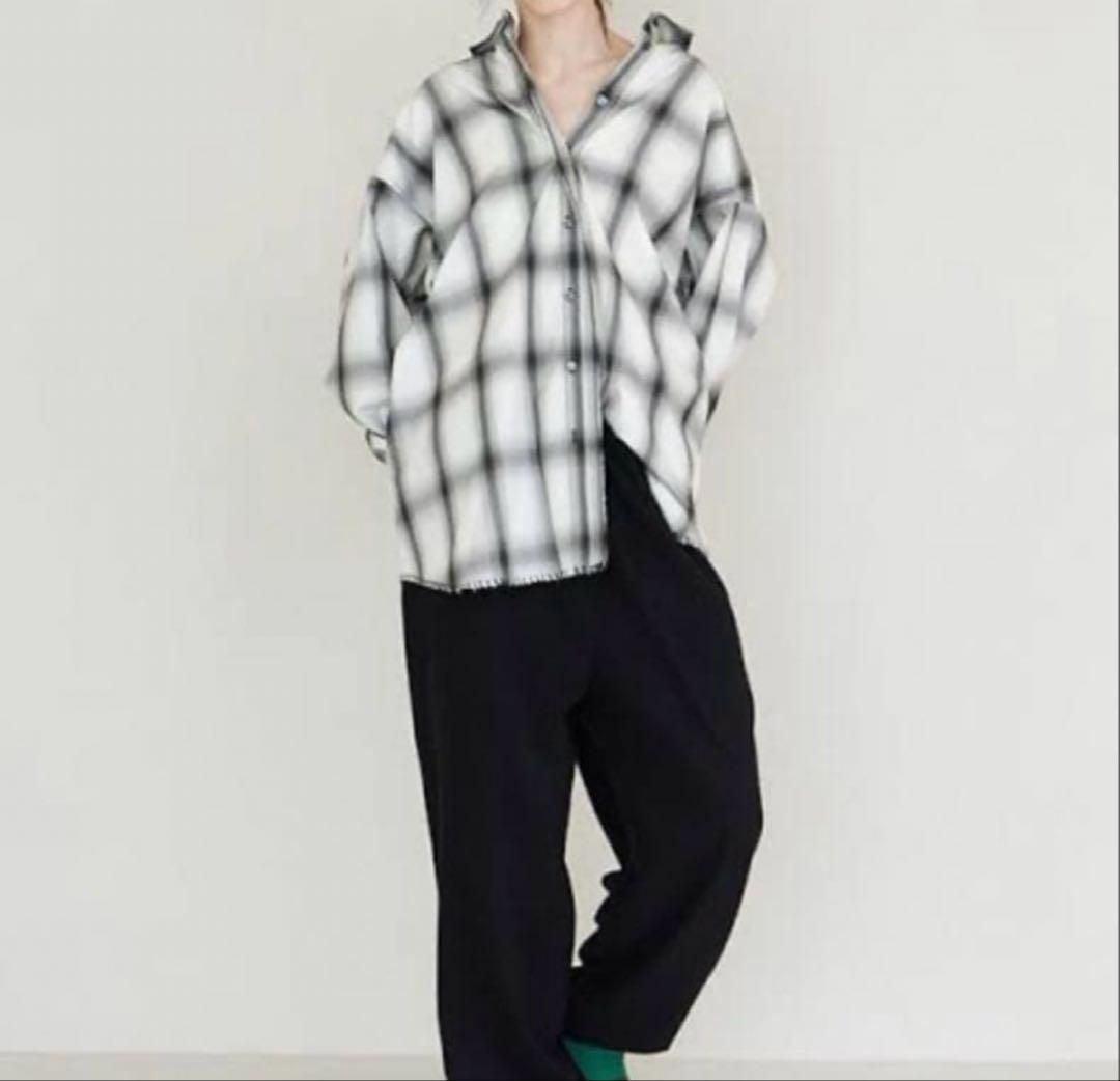 CREDONA オーバーサイズチェックシャツ