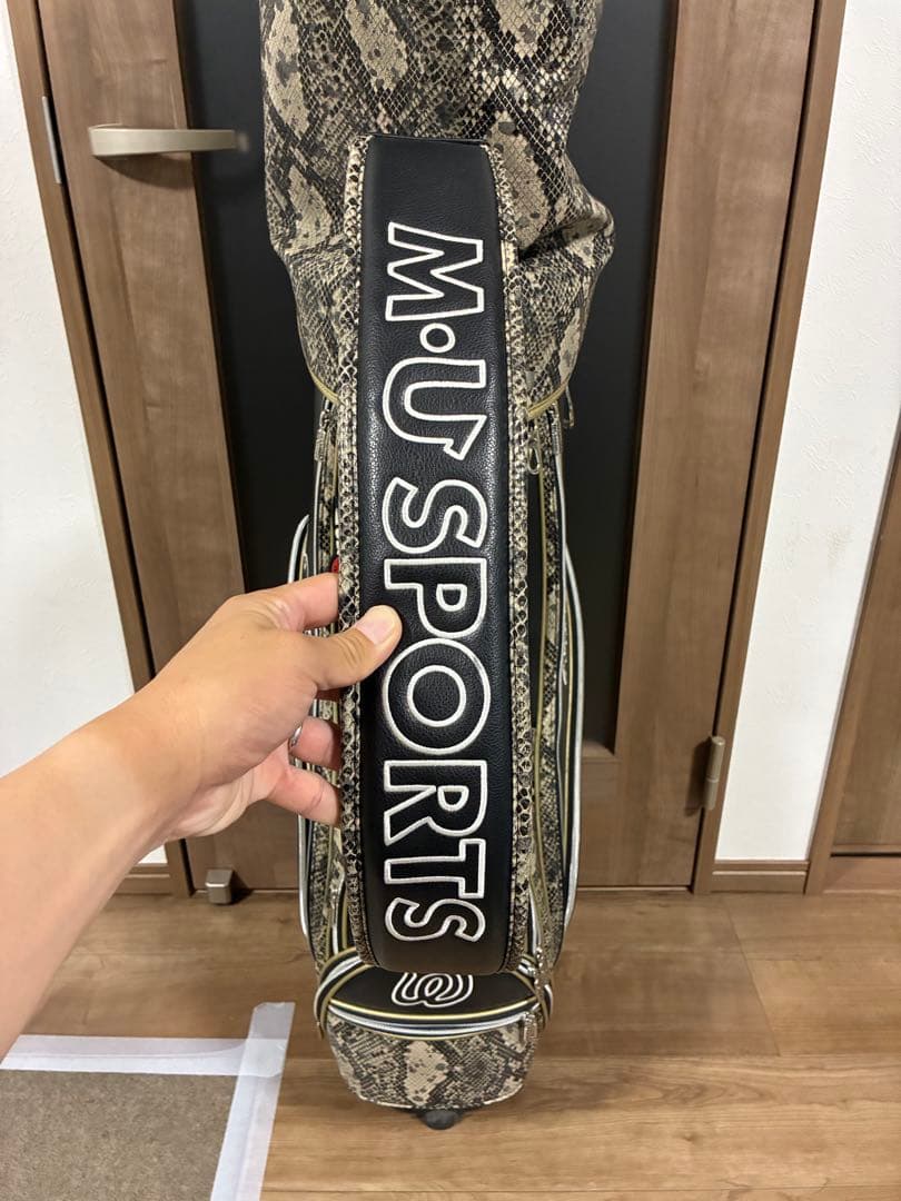 M.U.SPORT ヘビ柄 キャディバッグ