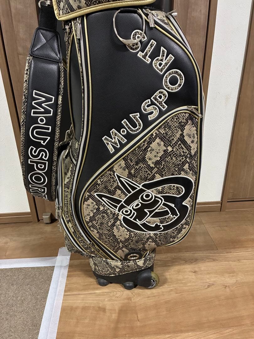 M.U.SPORT ヘビ柄 キャディバッグ