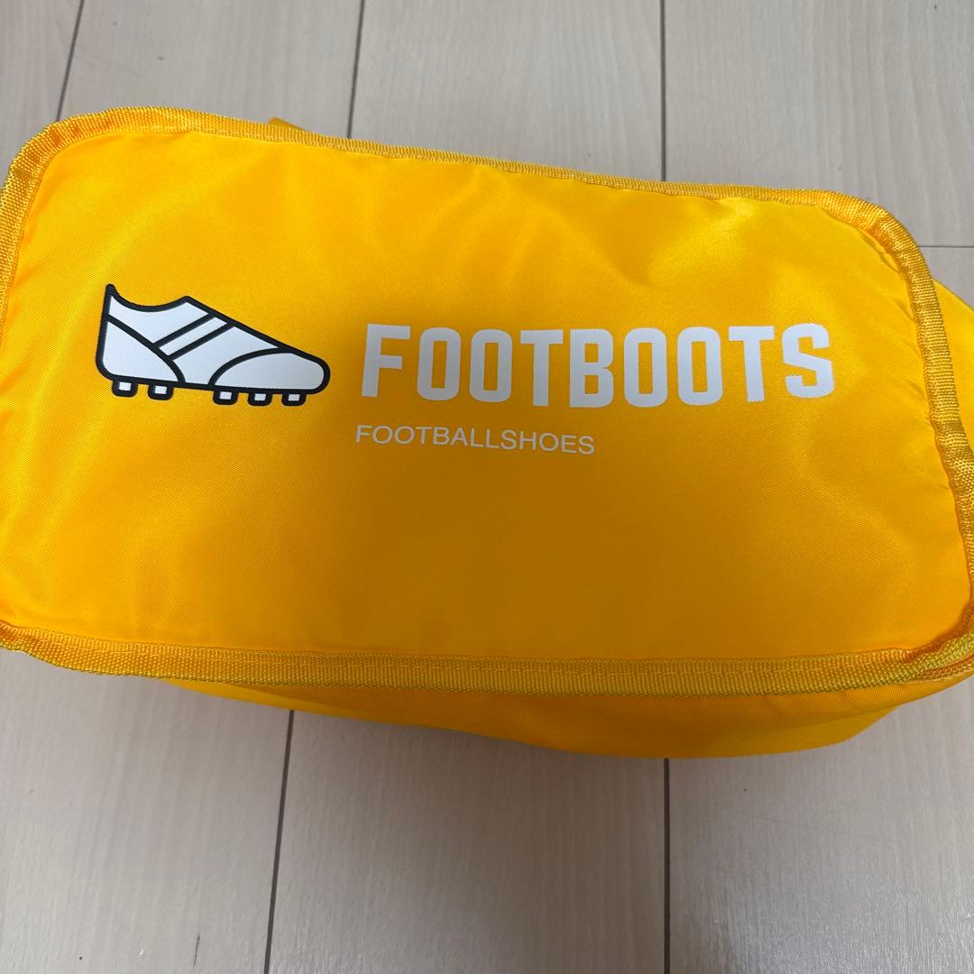 フットブーツシューズバッグ イエロー2足用 ブラック、レッド1足用