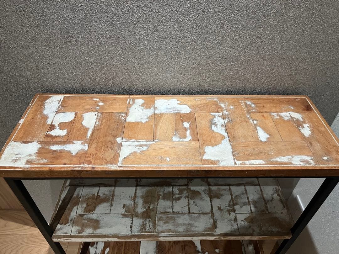 木製3段ラック・アンティークヴィンテージスタイル