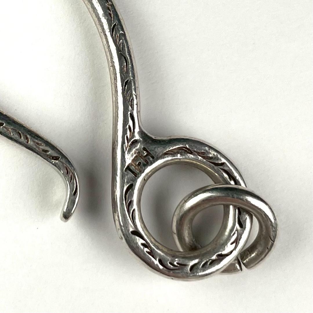 美品 THE FLAT HEAD シルバー925 フック キーリング 廃盤品