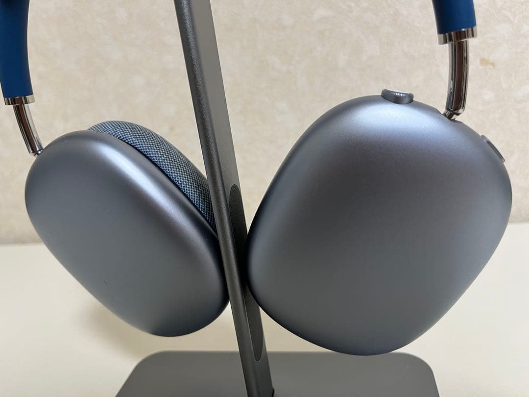 AirPods Max 第１世代 ブルー　スリープ機能スタンド付き