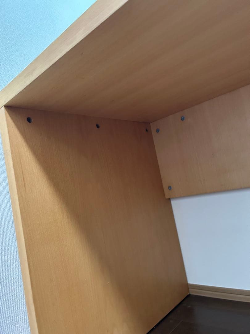 無印良品　MUJI 無垢材デスク　オーク材　コの字