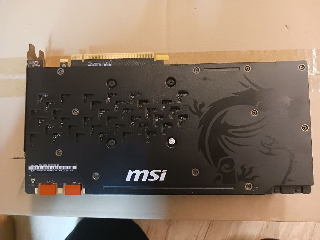 MSI GTX1080 GAMING X 8G 動作未確認