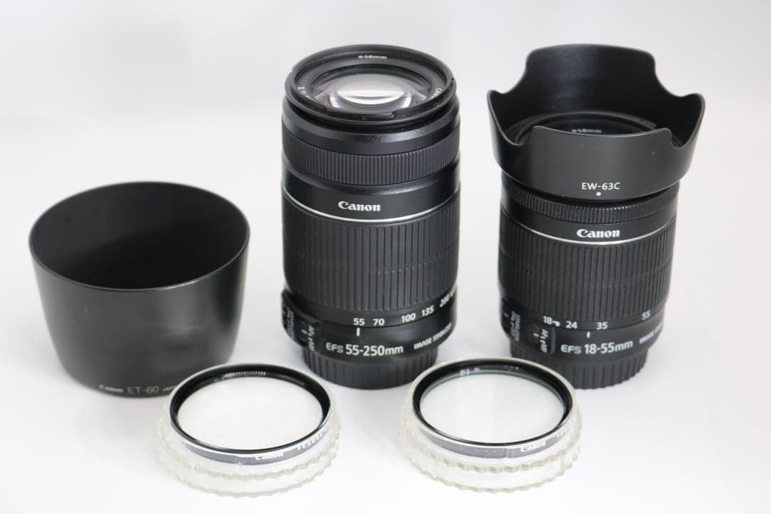 【Canon EOS 90D ダブルレンズセット】 Wi-Fi搭載 付属品多数