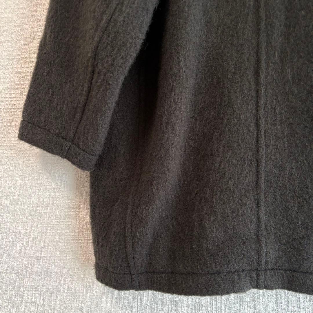 Spick & Span スピックアンドスパン ミドルシャギーコート グレー