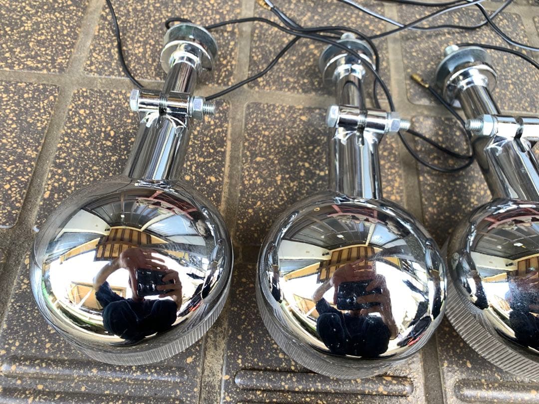 rz250 4l3 メッキウインカー　クリアレンズ