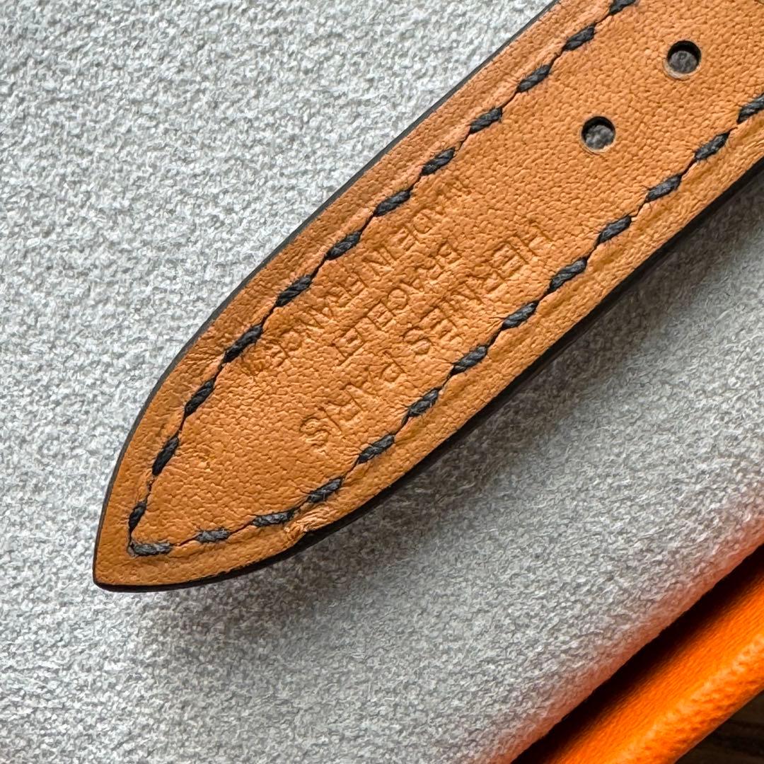 2776 レア　Apple Watch エルメス　ブルーインディゴ　二重レザー