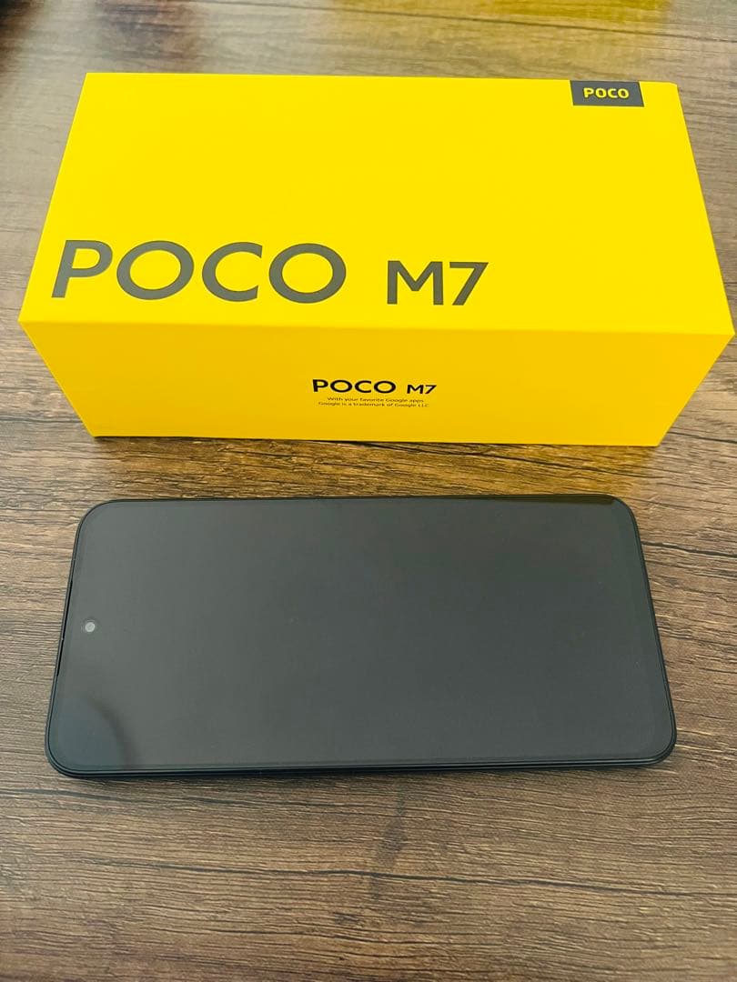 POCO M7 黒　6GB+128GB