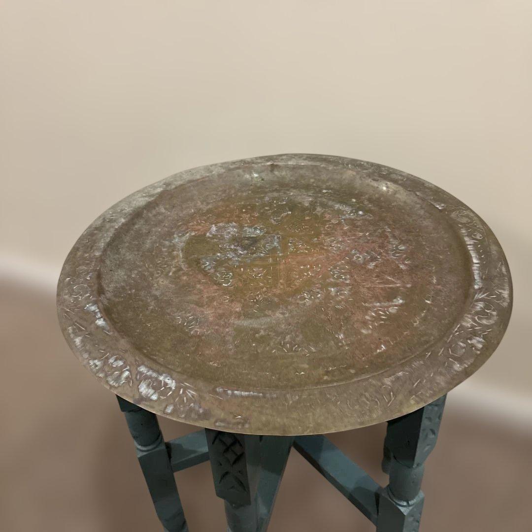 ヴィンテージ　モロッコトレイテーブル　スツール