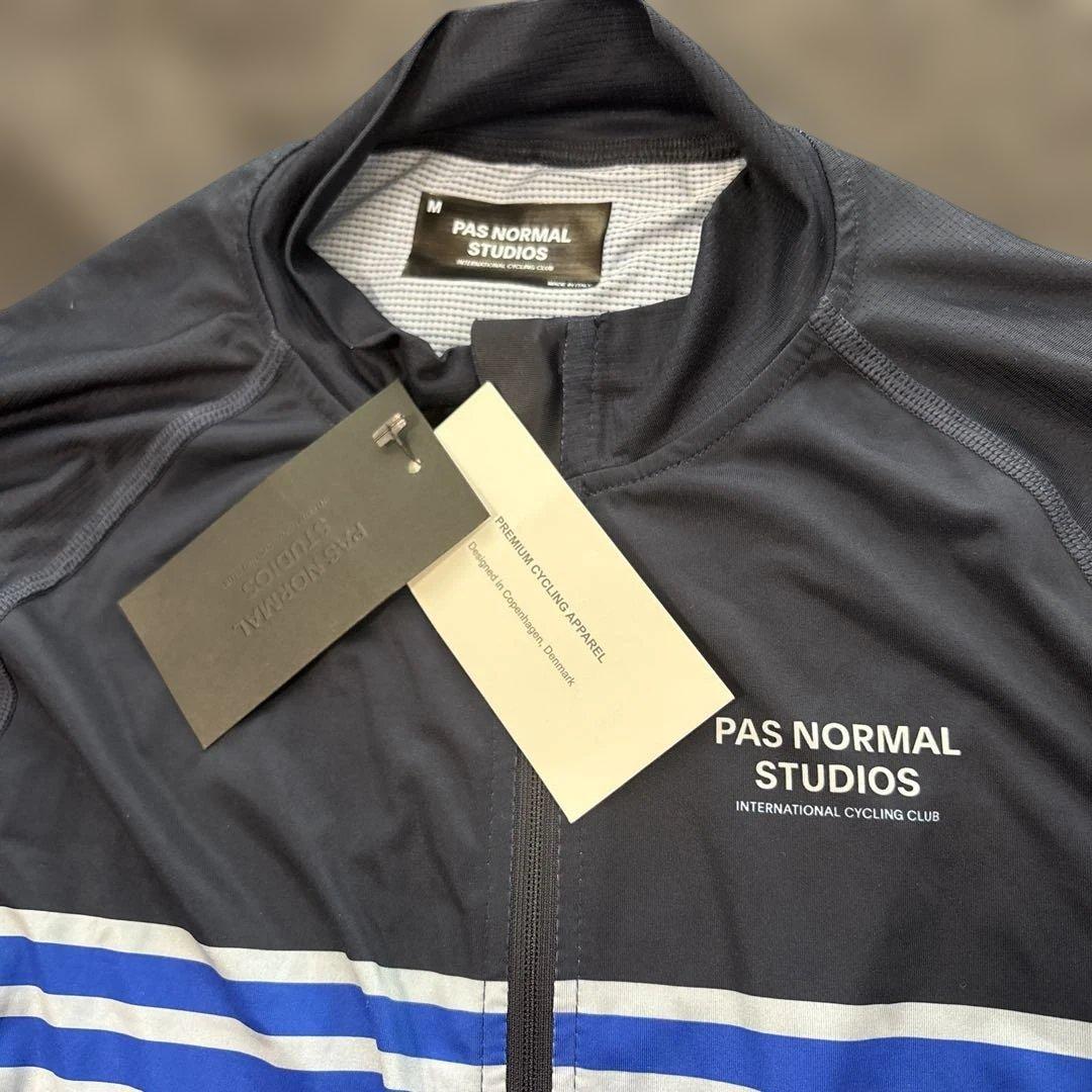 【新品】PAS NORMAL STUDIOS サイクルジャージ M ネイビー