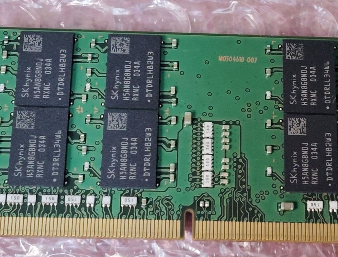 SK hynix 16GB 1枚 DDR4 3200MHzノート用メモリーii