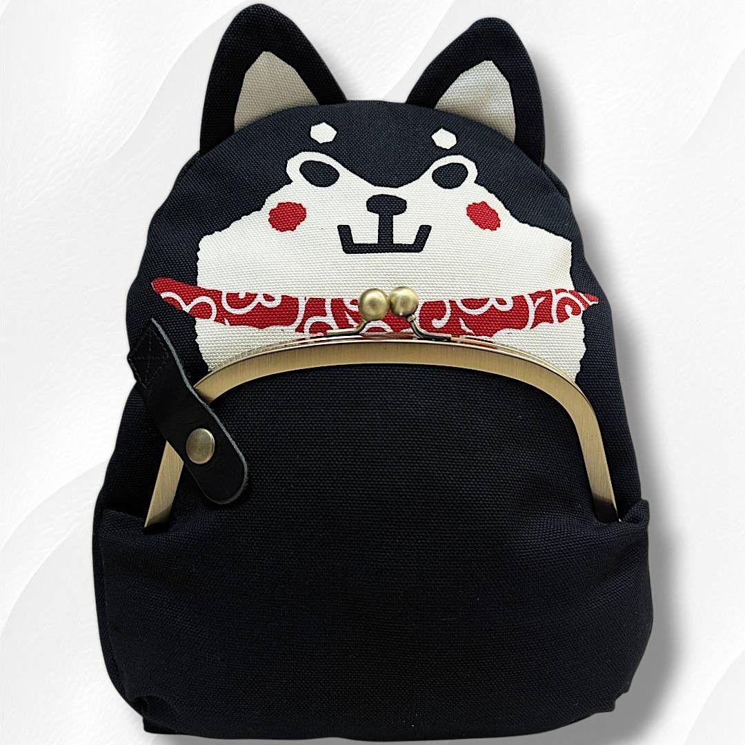 【希少・完売品】あやの小路 がま口わんこボディバッグ シバ犬 がま口 水琴鈴