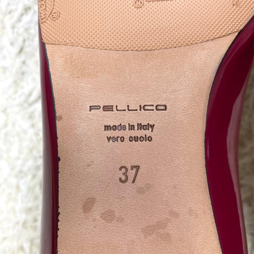 『未使用級』PELLICO ペリーコ アネッリ フラットパンプス エナメル　37