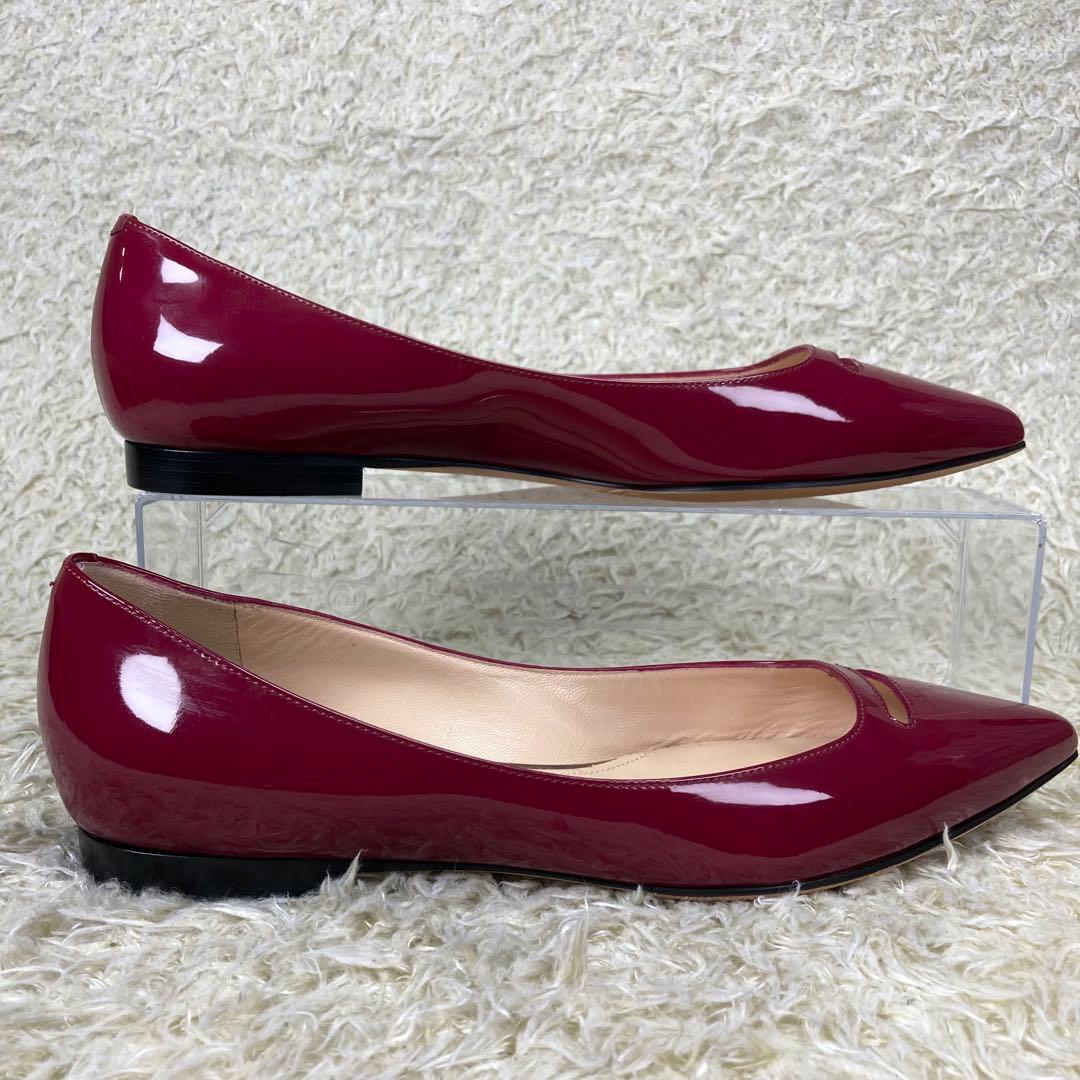 『未使用級』PELLICO ペリーコ アネッリ フラットパンプス エナメル　37