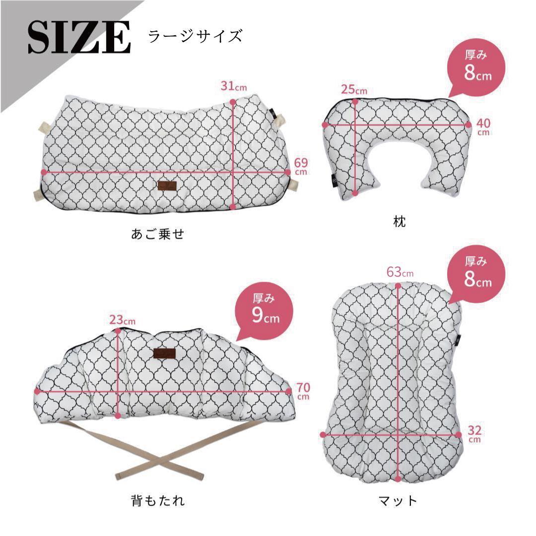 【4点セットL】ペットカート用クッション モロッカン リバーシブル カバー 犬