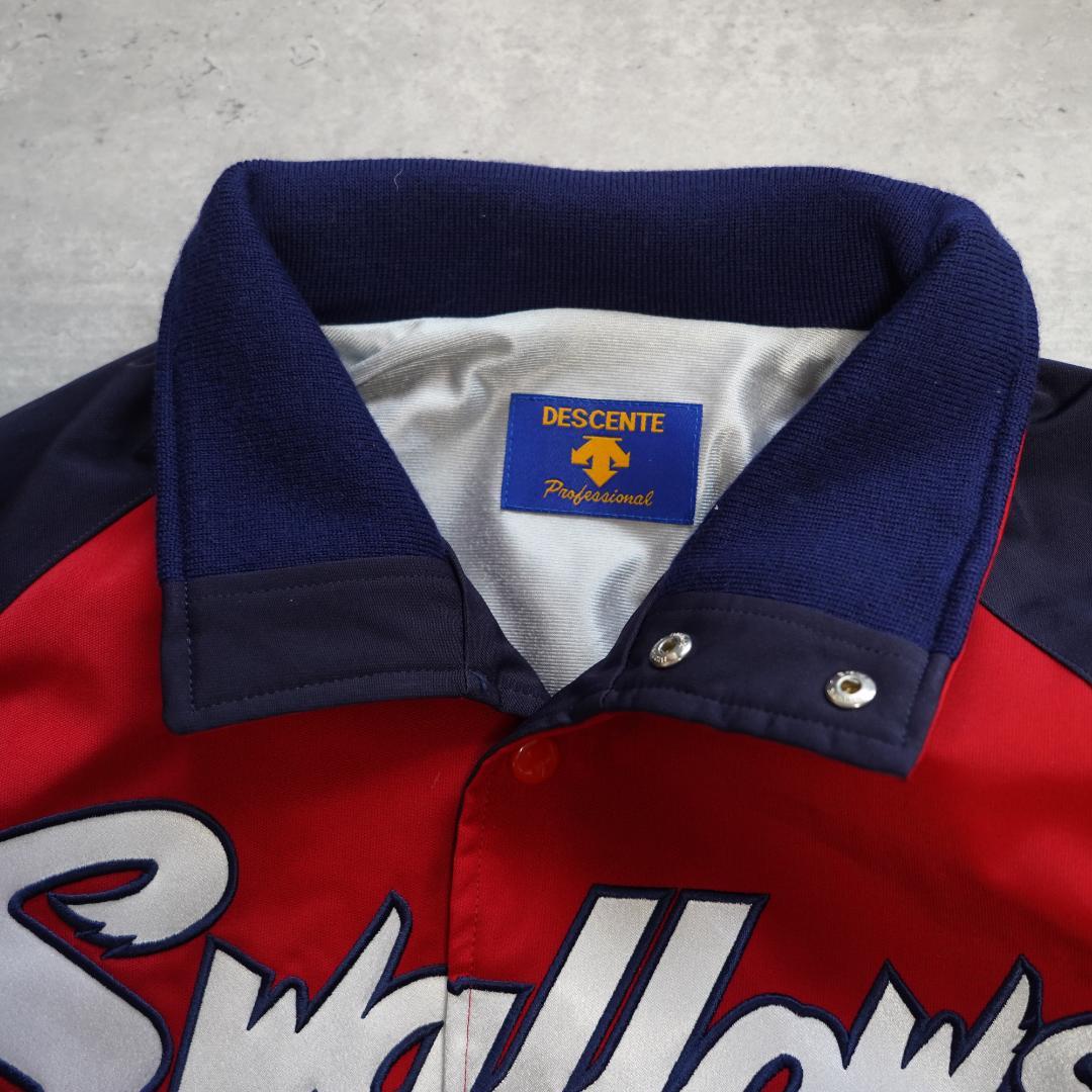 東京ヤクルトスワローズ　グラウンドコート　スタジャン　プロコレ　デサント　M