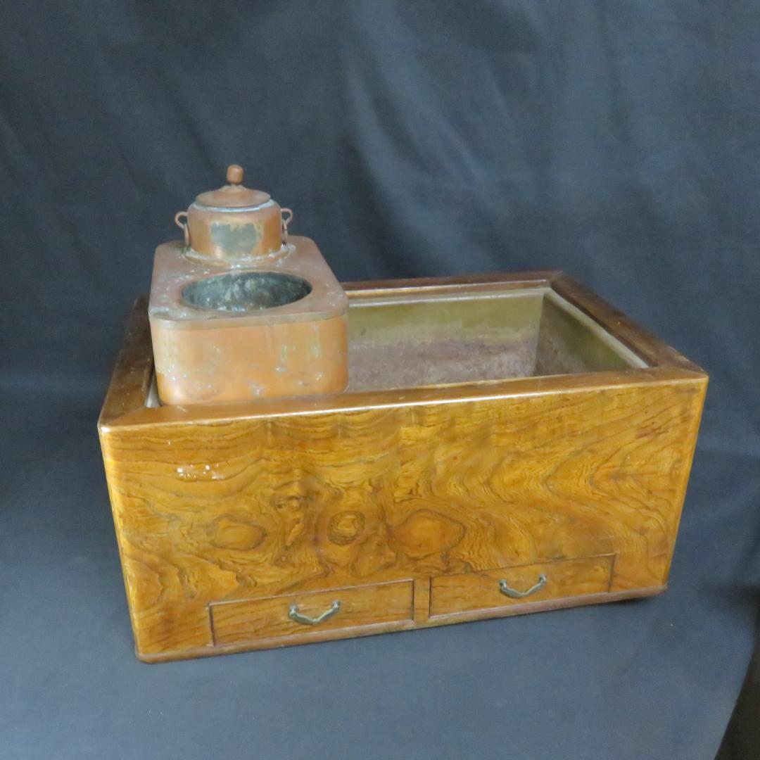 長火鉢 囲炉裏 炉端 燗銅壺 酒燗器 銅 セット まとめ