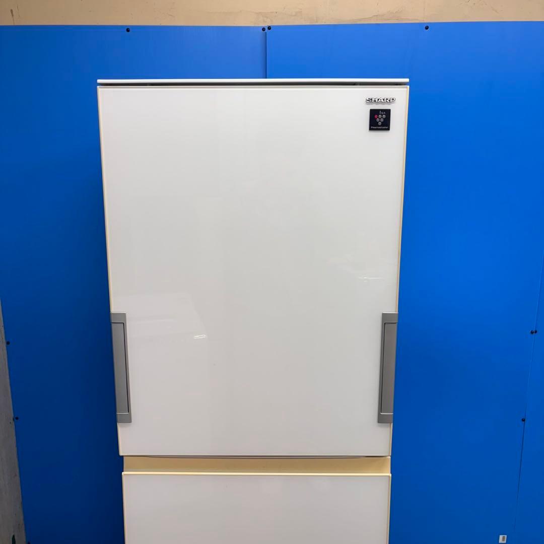 667 SHARP 大型冷蔵庫　どっちもドア　300L強　自動製氷　小型350L