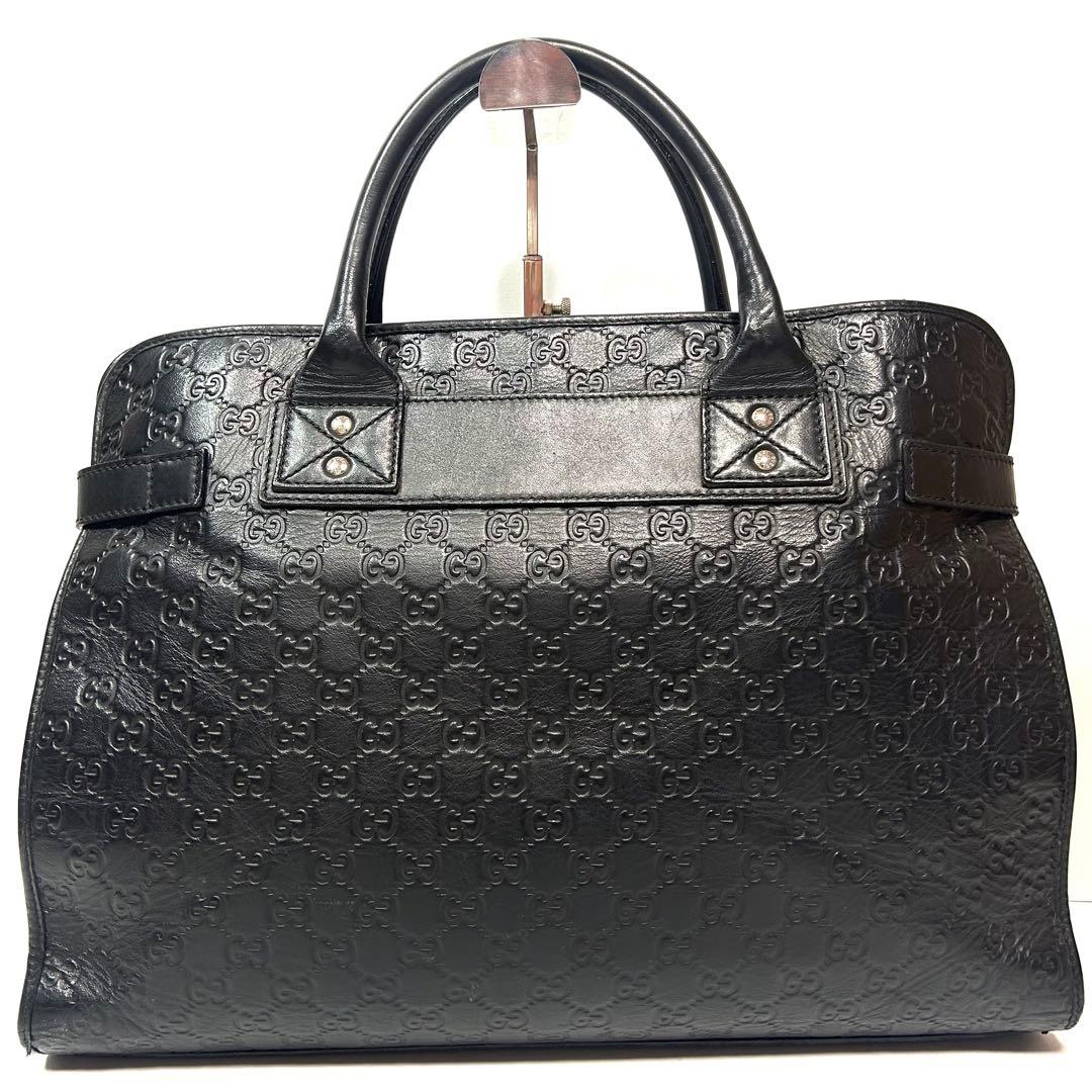 希少✨グッチ ビジネスバッグ GGシマ ブリーフケース シェリー 246410