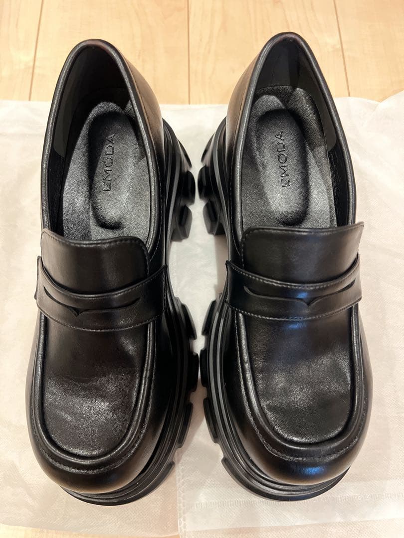 【☺︎】EMODA タンクソールバルキーローファー Lサイズ