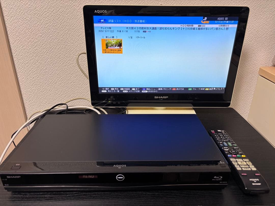 SHARP AQUOS BD-S570 ブルーレイレコーダー
